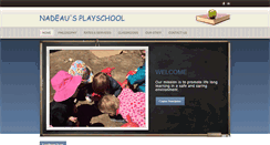 Desktop Screenshot of nadeausplayschool.com